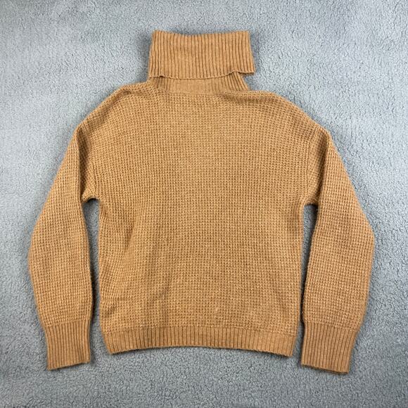 Abound Women's M Brown Polyester Nylon Spandex Turtleneck Long Sleeve Sweater - Picture 9 of 9